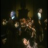 L-R) Frank Langella as Salieri, Mary Elizabeth Mastrantonio and Dennis Boutsikaris as Mozart from the Broadway production of play "Amadeus." (New York)