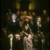 L-R) Frank Langella as Salieri, Mary Elizabeth Mastrantonio and Dennis Boutsikaris as Mozart from the Broadway production of play "Amadeus." (New York)