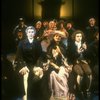 L-R) Frank Langella as Salieri, Mary Elizabeth Mastrantonio and Dennis Boutsikaris as Mozart from the Broadway production of play "Amadeus." (New York)