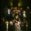L-R) Frank Langella as Salieri, Mary Elizabeth Mastrantonio and Dennis Boutsikaris as Mozart from the Broadway production of play "Amadeus." (New York)