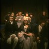 L-R) Frank Langella as Salieri, Mary Elizabeth Mastrantonio and Dennis Boutsikaris as Mozart from the Broadway production of play "Amadeus." (New York)