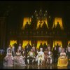 Mary Elizabeth Mastrantonio (L), Frank Langella (2L) as Salieri and Dennis Boutsikaris (4R) as Mozart in a scene from the Broadway production of the play "Amadeus." (New York)