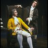 L-R) David Dukes as Antonio Salieri and John Pankow as Wolfgang Mozart in a scene from the Broadway production of the play "Amadeus." (New York)