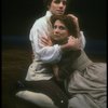 Actors John Pankow as Wolfgang Mozart w. Michele Seyler in a scene from the Broadway production of the play "Amadeus." (New York)