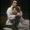 Actors John Pankow as Wolfgang Mozart w. Michele Seyler in a scene from the Broadway production of the play "Amadeus." (New York)
