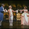 L-R) David Dukes as Salieri w. Michele Seyler and John Pankow as Mozart in a scene from the Broadway production of the play "Amadeus." (New York)