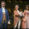 L-R) David Dukes as Salieri w. Michele Seyler and John Pankow as Mozart in a scene from the Broadway production of the play "Amadeus." (New York)