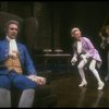 L-R) David Dukes as Salieri w. John Pankow as Mozart and Michele Seyler in a scene from the Broadway production of the play "Amadeus." (New York)