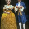 David Dukes as Salieri w. Linda Robbins as his wife in a scene from the Broadway production of the play "Amadeus." (New York)