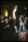 L-R) Ron Johnston, John Pankow as Mozart and Mary A. Dierson in a scene from the Broadway production of the play "Amadeus." (New York)