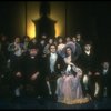 L-R) Ron Johnston, John Pankow as Mozart, Mary A. Dierson and David Dukes as Salieri in a scene from the Broadway production of the play "Amadeus." (New York)