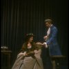 Suzanne Lederer w. Frank Langella as composer Antonio Salieri in a scene from the Broadway production of the play "Amadeus." (New York)