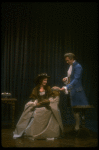 Suzanne Lederer w. Frank Langella as composer Antonio Salieri in a scene from the Broadway production of the play "Amadeus." (New York)