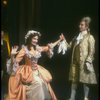 Suzanne Lederer and Nicholas Kepros in a scene from the Broadway production of the play "Amadeus." (New York)