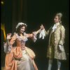 Suzanne Lederer and Nicholas Kepros in a scene from the Broadway production of the play "Amadeus." (New York)