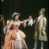 Suzanne Lederer and Nicholas Kepros in a scene from the Broadway production of the play "Amadeus." (New York)