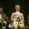 R-L) Patrick Hines, Nicholas Kepros and Paul Harding in a scene from the Broadway production of the play "Amadeus." (New York)