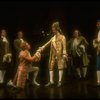 Patrick Hines (2L), Mark Hamill as Mozart (3R) and David Birney as Salieri (L) in a scene from the Broadway production of the play "Amadeus."
