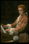 Daniel Davis as Salieri w. Tanya Pushkine in a scene from a touring production of the play "Amadeus." (Scranton)