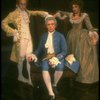 L-R) Tanya Pushkine, Daniel Davis as Salieri and Peter Crook as Mozart in a scene from a touring production of the play "Amadeus." (Scranton)