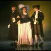 R-L) Daniel Davis as Salieri, Mary Jo Salerno and Peter Crook as Mozart in a scene from a touring production of the play "Amadeus." (Scranton)
