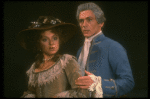 Daniel Davis as Salieri w. Tanya Pushkine in a scene from a touring production of the play "Amadeus." (Scranton)