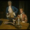 T-B) Daniel Davis as Salieri and Peter Crook as Mozart in a scene from a touring production of the play "Amadeus." (Scranton)
