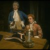 T-B) Daniel Davis as Salieri and Peter Crook as Mozart in a scene from a touring production of the play "Amadeus." (Scranton)