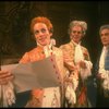 R-L) Peter Crook as Mozart, Philip Pleasants and Daniel Davis as Salieri in a scene from a touring production of the play "Amadeus." (Scranton)