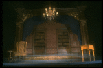 Set design from the touring production of the play "Amadeus." (Scranton)