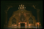 Set design from the touring production of the play "Amadeus." (Scranton)