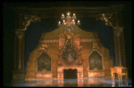 Set design from the touring production of the play "Amadeus." (Scranton)