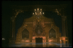 Set design from the touring production of the play "Amadeus." (Scranton)