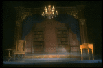 Set design from the touring production of the play "Amadeus." (Scranton)