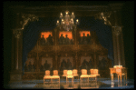 Set design from the touring production of the play "Amadeus." (Scranton)
