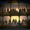 Set design from the touring production of the play "Amadeus."