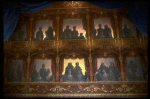Set design from the touring production of the play "Amadeus."