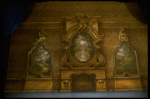 Set design from the touring production of the play "Amadeus."