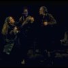R-L) Liv Ullmann, John Lithgow and Robert Donley in a scene from the Broadway revival of the play "Anna Christie." (New York)