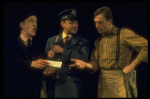 Jack Davidson (C) and Richard Hamilton (R) in a scene from the Broadway revival of the play "Anna Christie." (New York)