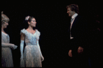 L-R) Danielle Darrieux, Andrea Marcovicci and Michael Shannon in a scene from the Broadway production of the musical "Ambassador." (New York)
