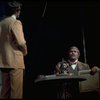 R-L) Howard Keel and Michael Shannon in a scene from the Broadway production of the musical "Ambassador." (New York)