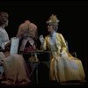L-R) Carmen Mathews and Danielle Darrieux in a scene from the Broadway production of the musical "Ambassador." (New York)