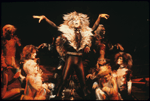 Terrence Mann surrounded by adoring cats in a scene from the Broadway musical "Cats." (New York)