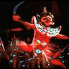 Siamese cats dancing in a scene from the Broadway musical "Cats." (New York)