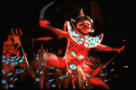 Siamese cats dancing in a scene from the Broadway musical "Cats." (New York)