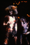 L-R) Donna King and Wendy Edmead in a scene from the Broadway musical "Cats." (New York)