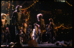 2R) Harry Groener and other cats dancing in a scene from the Broadway musical "Cats." (New York)