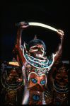 Siamese cats dancing in a scene from the Broadway musical "Cats." (New York)