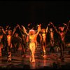 Big group of cats dancing in a scene from the Broadway musical "Cats." (New York)